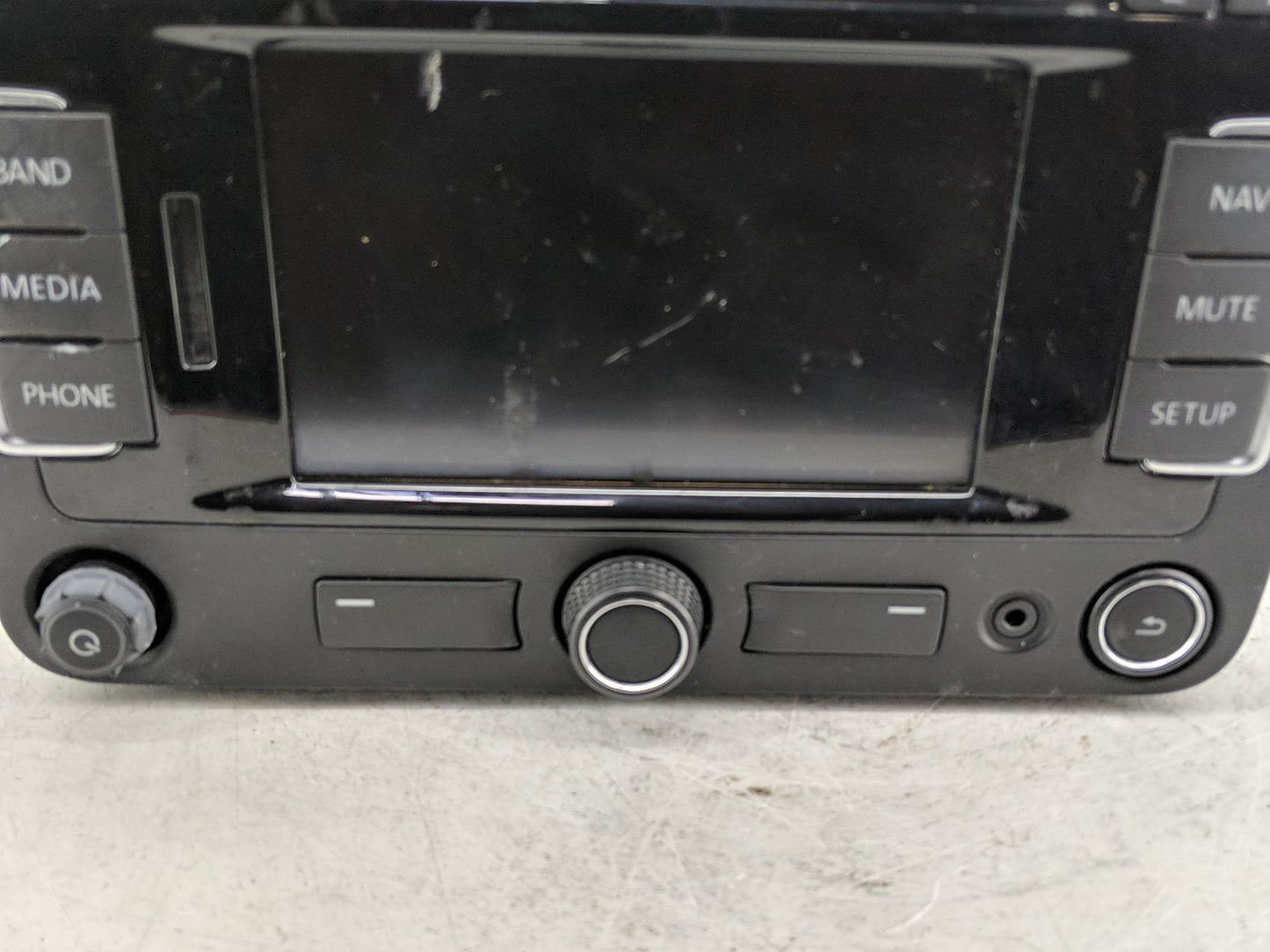 2015-2016 Volkswagen Jetta Radio AM FM Cd Player Receiver Replacement P/N:1Q0 035 274 B Fits Fits 2015 2016 OEM Used Auto Pa