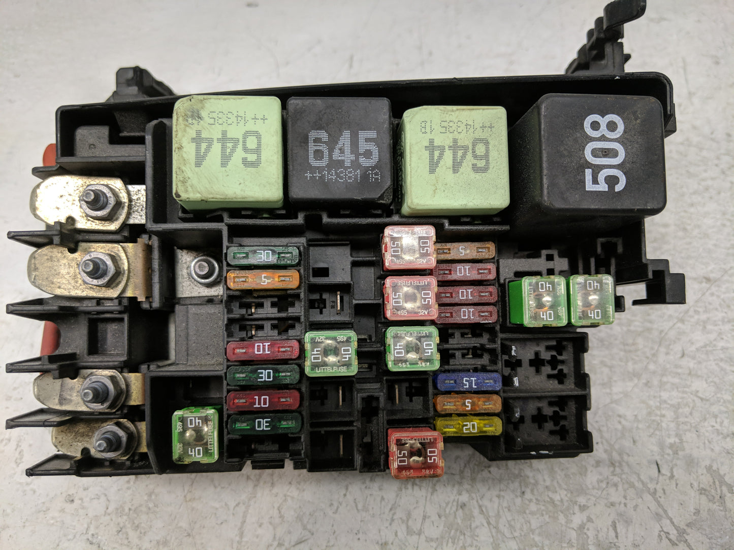 2015-2018 Volkswagen Jetta Fusebox Fuse Box Panel Relay Module Fits Fits 2015 2016 2017 2018 OEM Used Auto Parts - Oemusedau