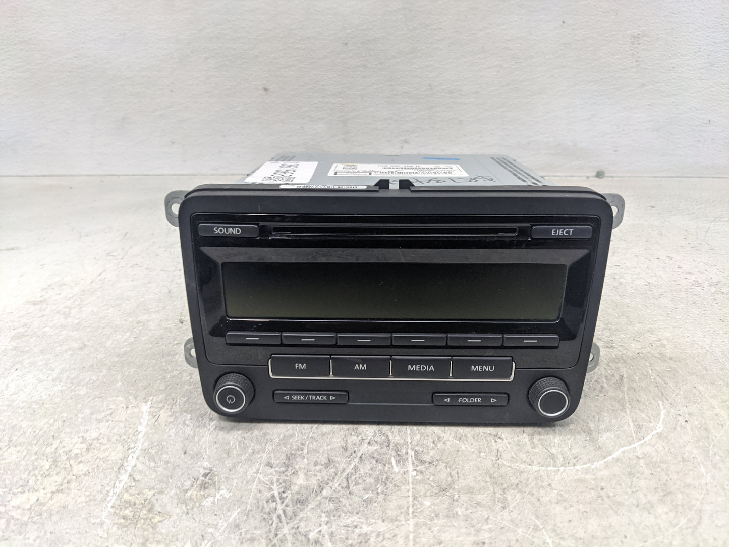 2015-2017 Volkswagen Jetta Radio AM FM Cd Player Receiver Replacement P/N:1K0 035 164 H Fits Fits 2014 2015 2016 2017 OEM Us