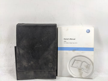 2015 Volkswagen Jetta Owners Manual Book Guide P/N:1515U1JT623 OEM Used Auto Parts - Oemusedautoparts1.com