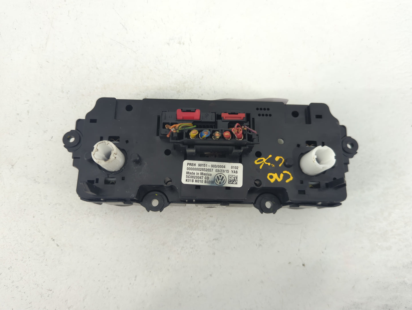 2015-2017 Volkswagen Jetta Climate Control Module Temperature AC/Heater Replacement P/N:5C0820047 90151-0004 Fits OEM Used A
