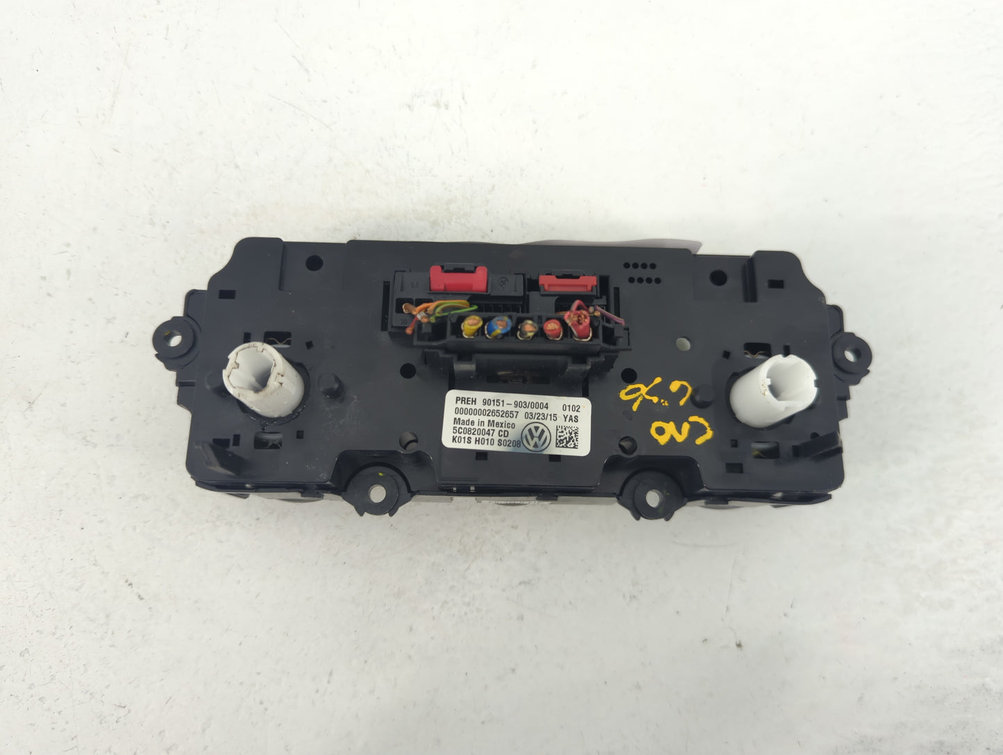 2015-2017 Volkswagen Jetta Climate Control Module Temperature AC/Heater Replacement P/N:5C0820047 90151-0004 Fits OEM Used A