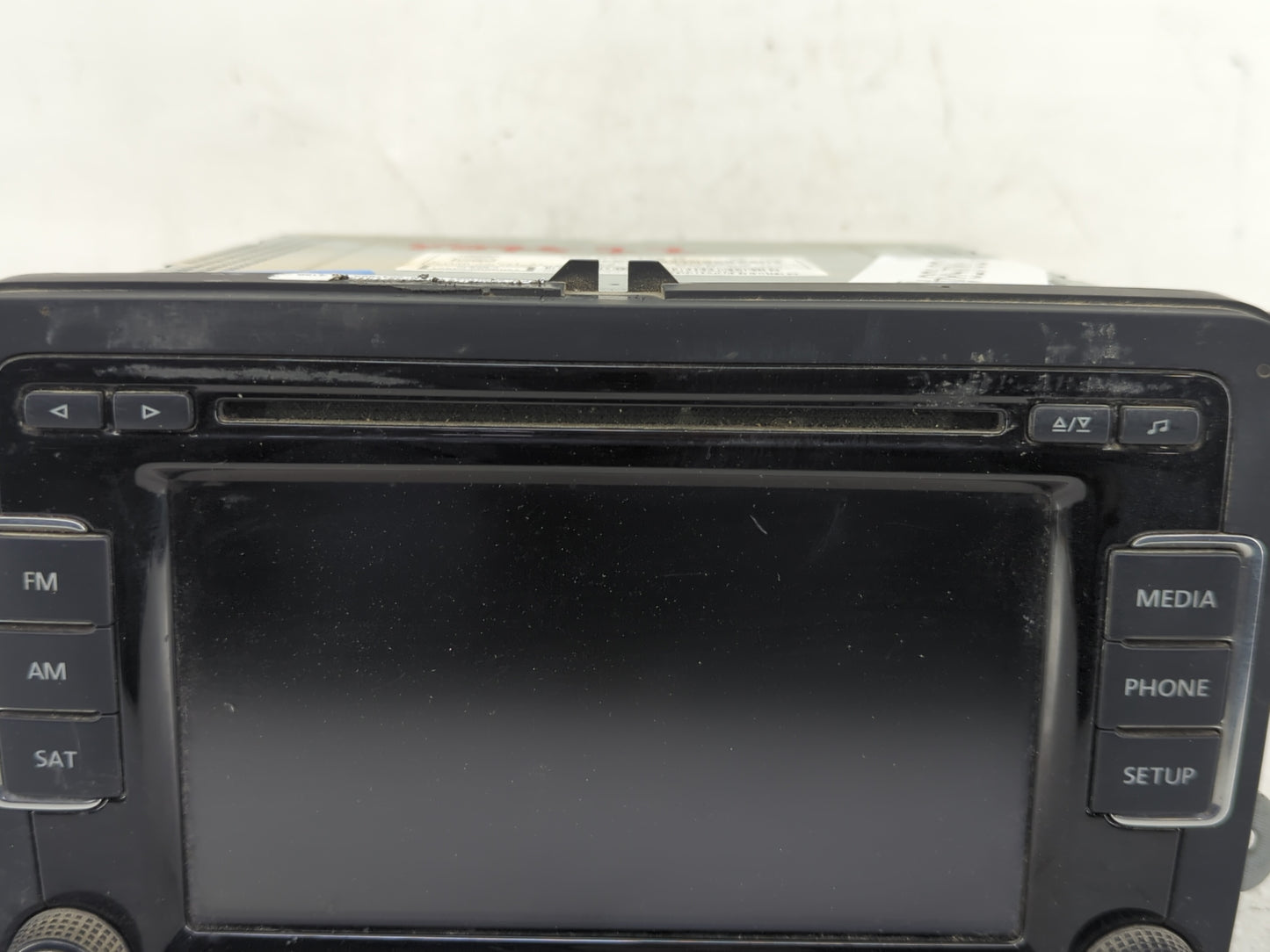 2015-2017 Volkswagen Jetta Radio AM FM Cd Player Receiver Replacement P/N:1K0035188H Fits Fits 2014 2015 2016 2017 OEM Used 
