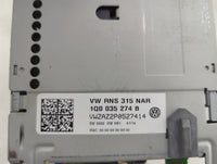 2015-2016 Volkswagen Jetta Radio AM FM Cd Player Receiver Replacement P/N:1Q0 035 274 B Fits Fits 2015 2016 OEM Used Auto Pa