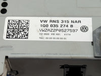2015-2016 Volkswagen Jetta Radio AM FM Cd Player Receiver Replacement P/N:1Q0 035 274 B Fits Fits 2015 2016 OEM Used Auto Pa
