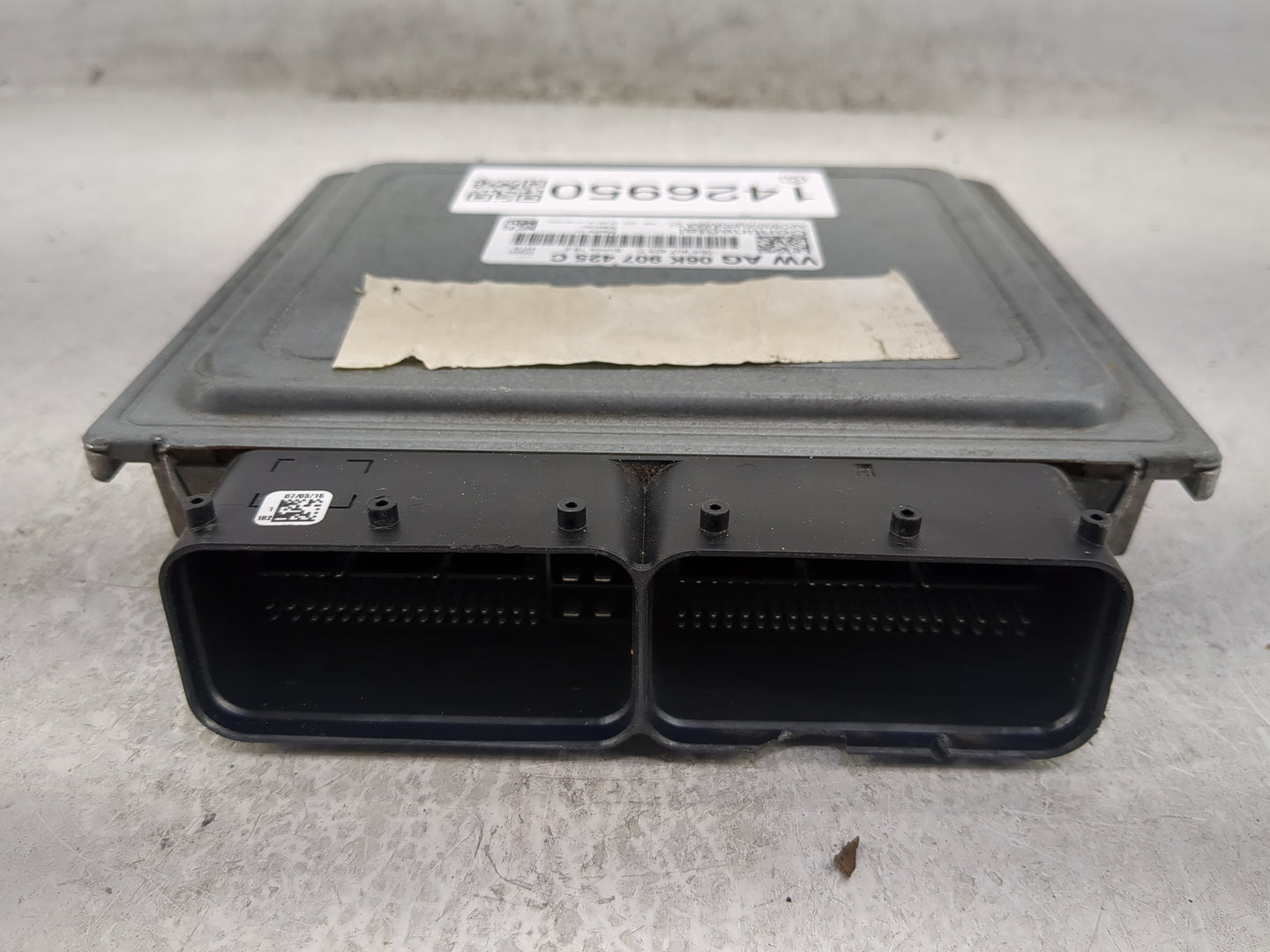 2015-2017 Volkswagen Jetta PCM Engine Control Computer ECU ECM PCU OEM P/N:06K907425C A2C85200400AAA Fits Fits 2015 2016 201