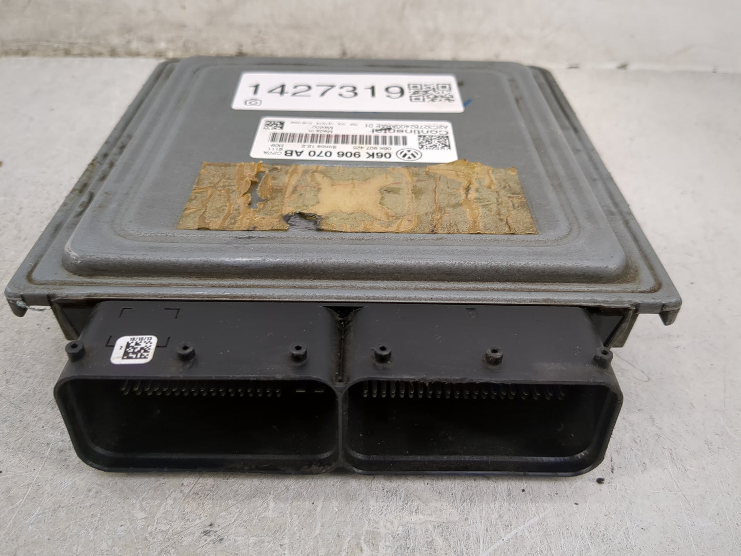 2014-2016 Volkswagen Jetta PCM Engine Control Computer ECU ECM PCU OEM P/N:06K 906 070 AB Fits Fits 2014 2015 2016 OEM Used 