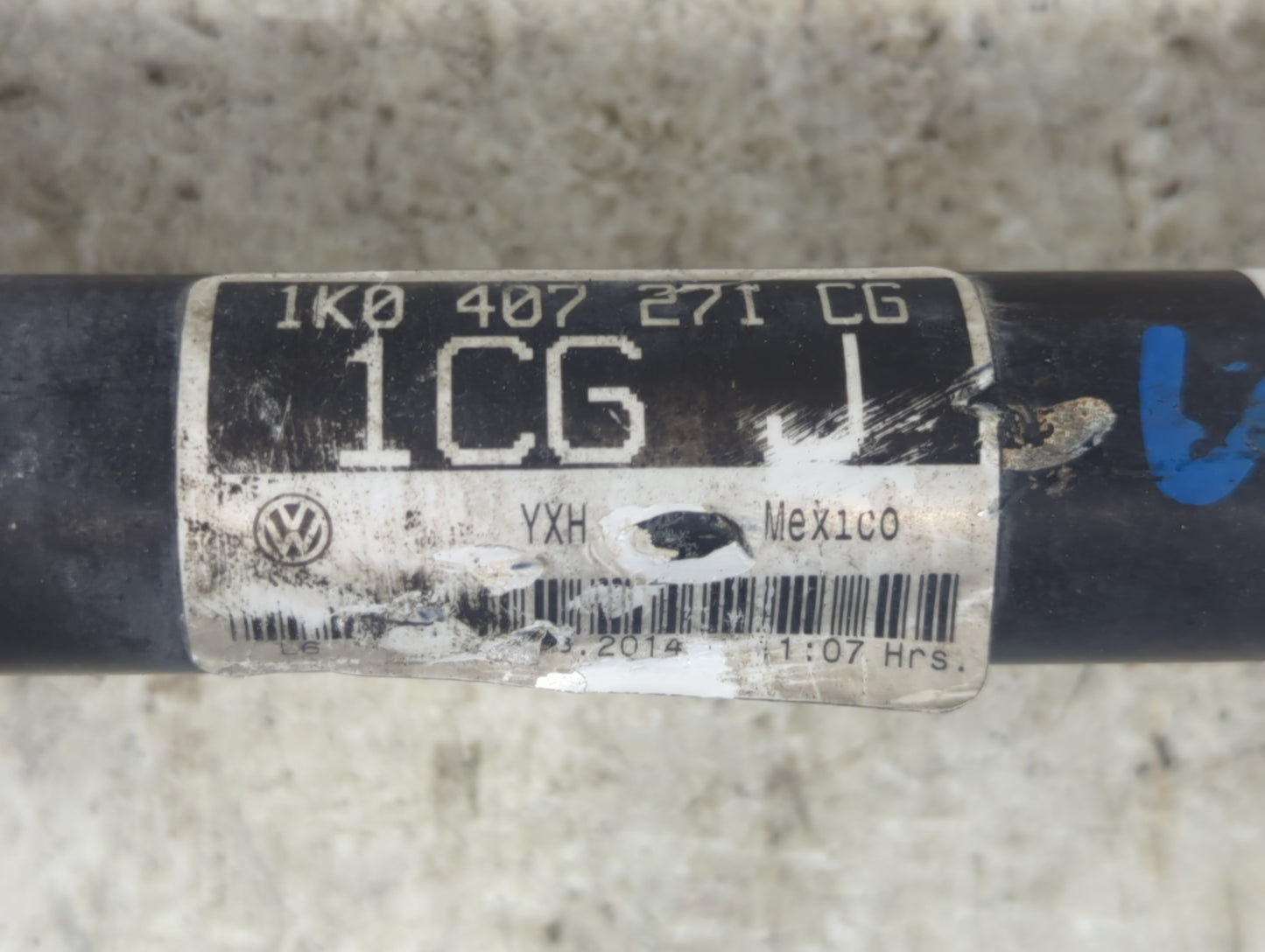 2011-2017 Volkswagen Jetta Axle Shaft Front Driver Cv C/v - Oemusedautoparts1.com