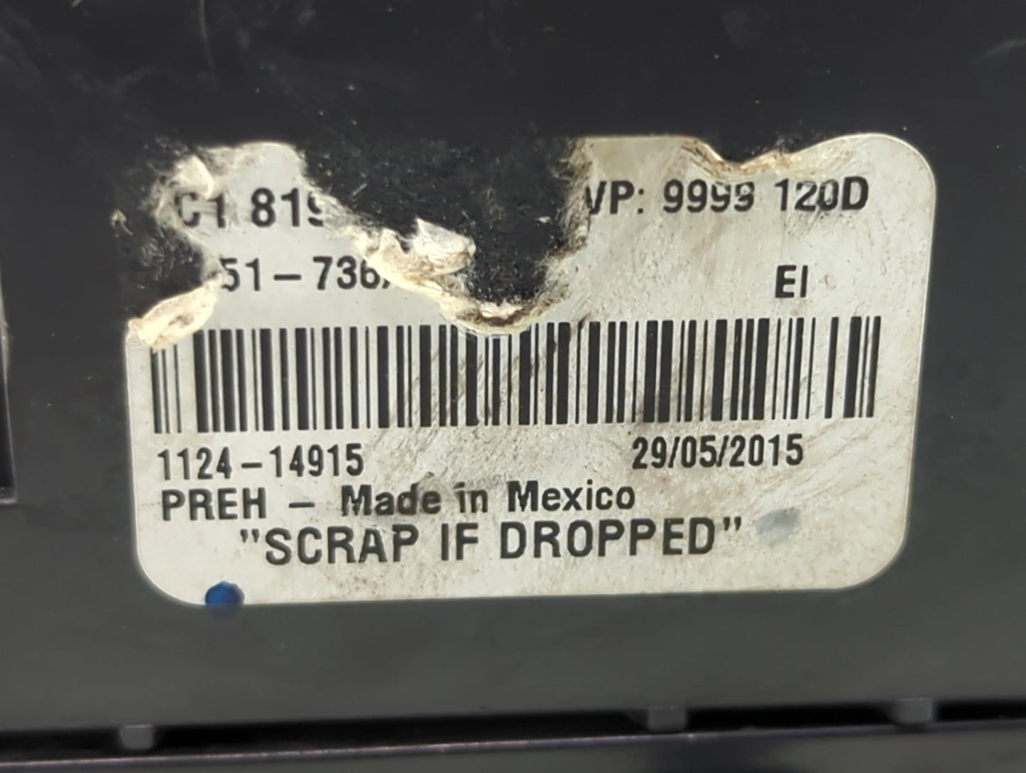 2015-2018 Volkswagen Jetta Climate Control Module Temperature AC/Heater Replacement Fits Fits 2015 2016 2017 2018 OEM Used A