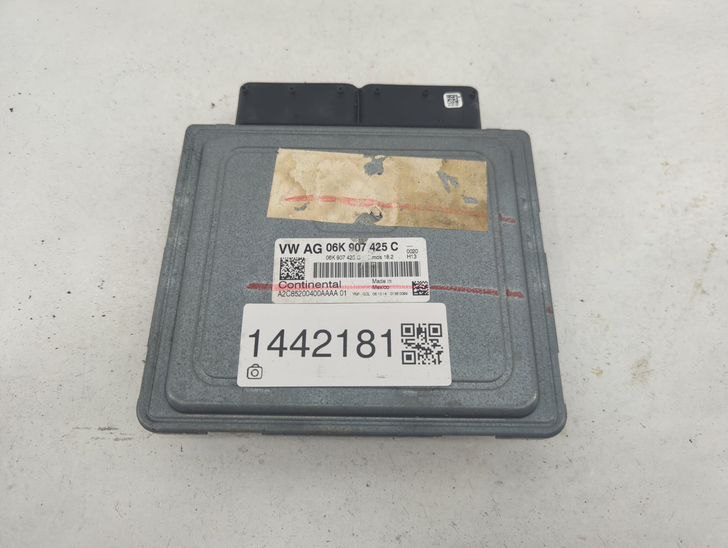 2015-2017 Volkswagen Jetta PCM Engine Control Computer ECU ECM PCU OEM P/N:06K907425C A2C85200400AAAA01 Fits Fits 2015 2016 