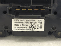 2015-2018 Volkswagen Jetta Climate Control Module Temperature AC/Heater Replacement P/N:5C0820047CG 90151-907/0004 Fits OEM 