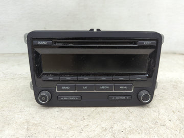 2012-2017 Volkswagen Jetta Radio AM FM Cd Player Receiver Replacement P/N:1K0035164J 28438047 Fits OEM Used Auto Parts - Oem