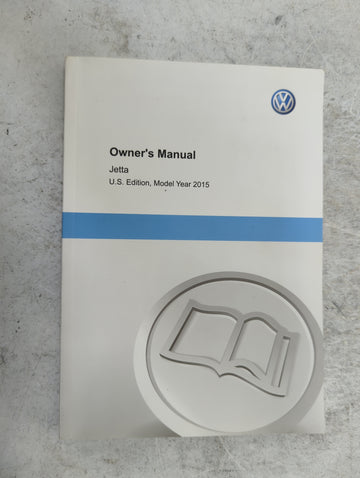 2015 Volkswagen Jetta Owners Manual Book Guide P/N:1515U1JT623 151.5U1.JT6.23, C115A6ING.21.2.3.404 OEM Used Auto Parts - Oe