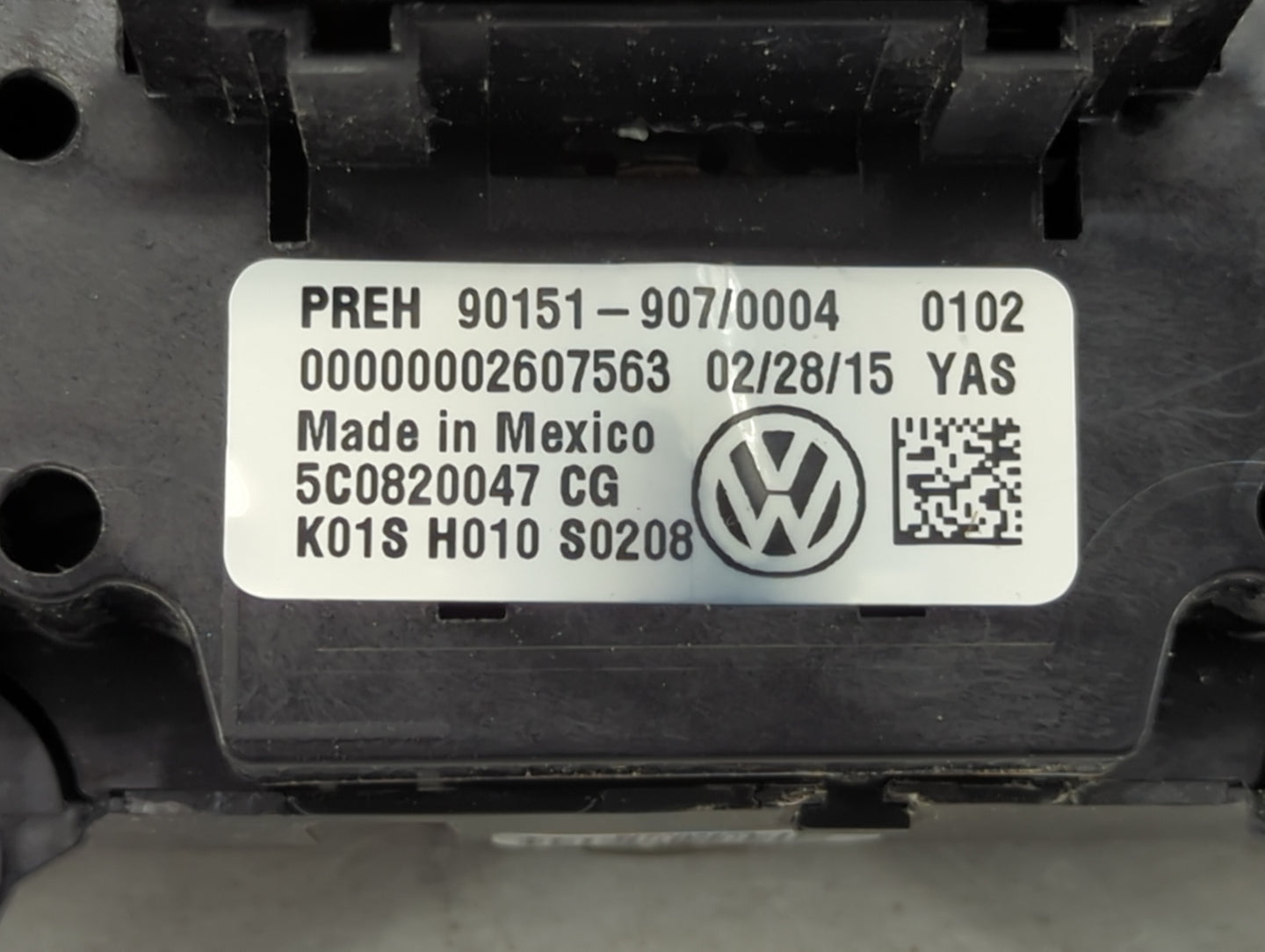 2015-2018 Volkswagen Jetta Climate Control Module Temperature AC/Heater Replacement P/N:5C0820047CG 90151-907/0004 Fits OEM 