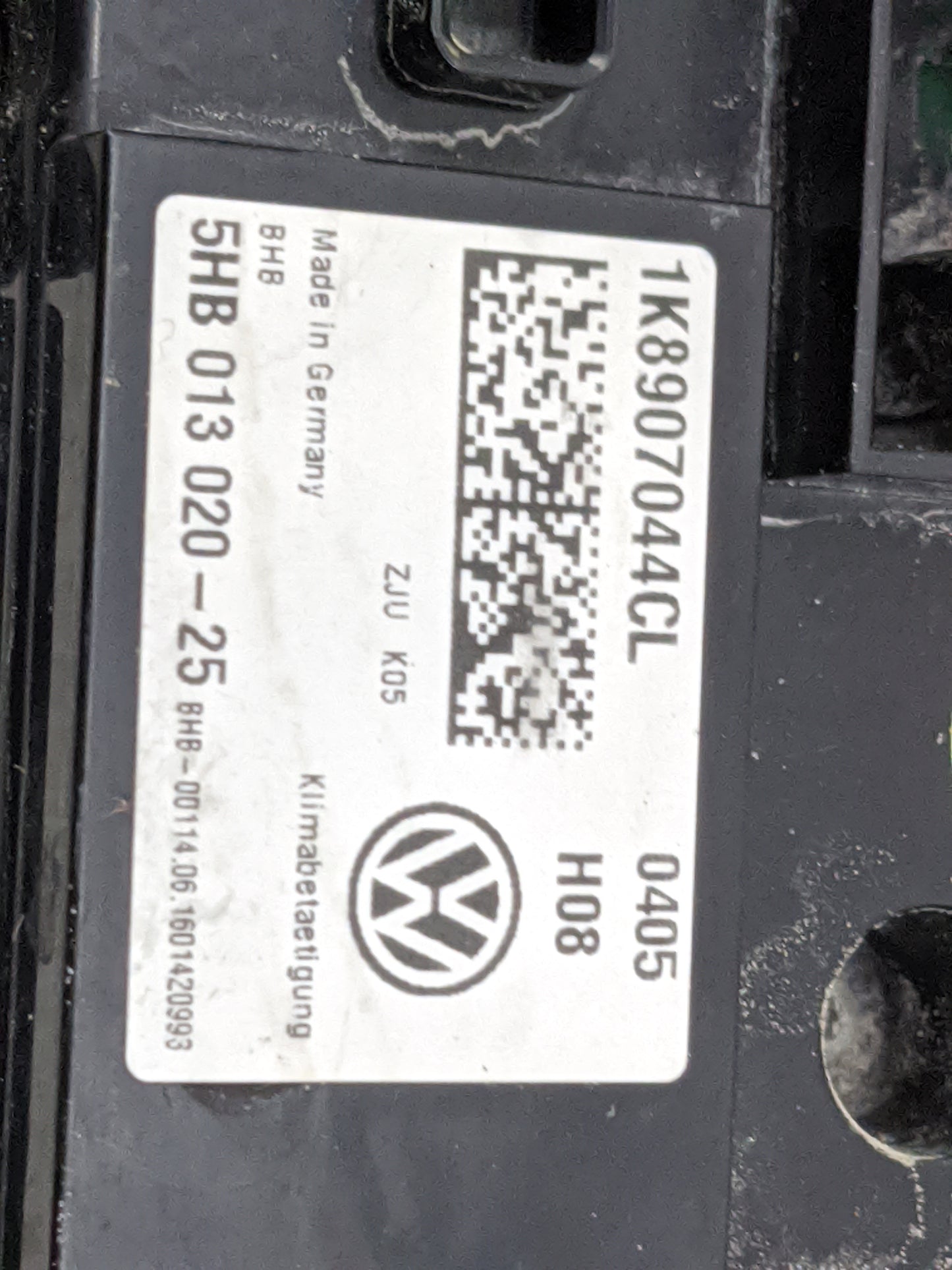 2015-2018 Volkswagen Jetta Climate Control Module Temperature AC/Heater Replacement P/N:1K8907044CL 5HB013020-25 Fits OEM Us