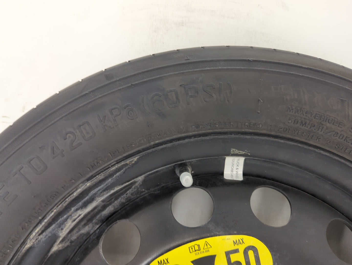 2015 Volkswagen Jetta Spare Donut Tire Wheel Rim Oem - Oemusedautoparts1.com