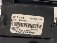 2015-2018 Volkswagen Jetta Climate Control Module Temperature AC/Heater Replacement P/N:5C1819045 0151-736/0000 Fits OEM Use