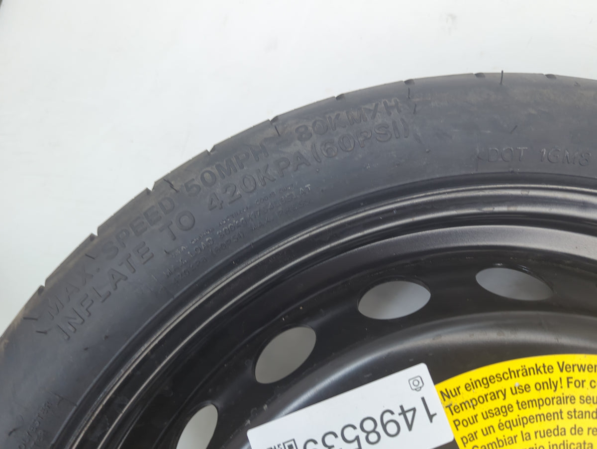 2012-2018 Volkswagen Jetta Spare Donut Tire Wheel Rim Oem 1498489 - Oemusedautoparts1.com