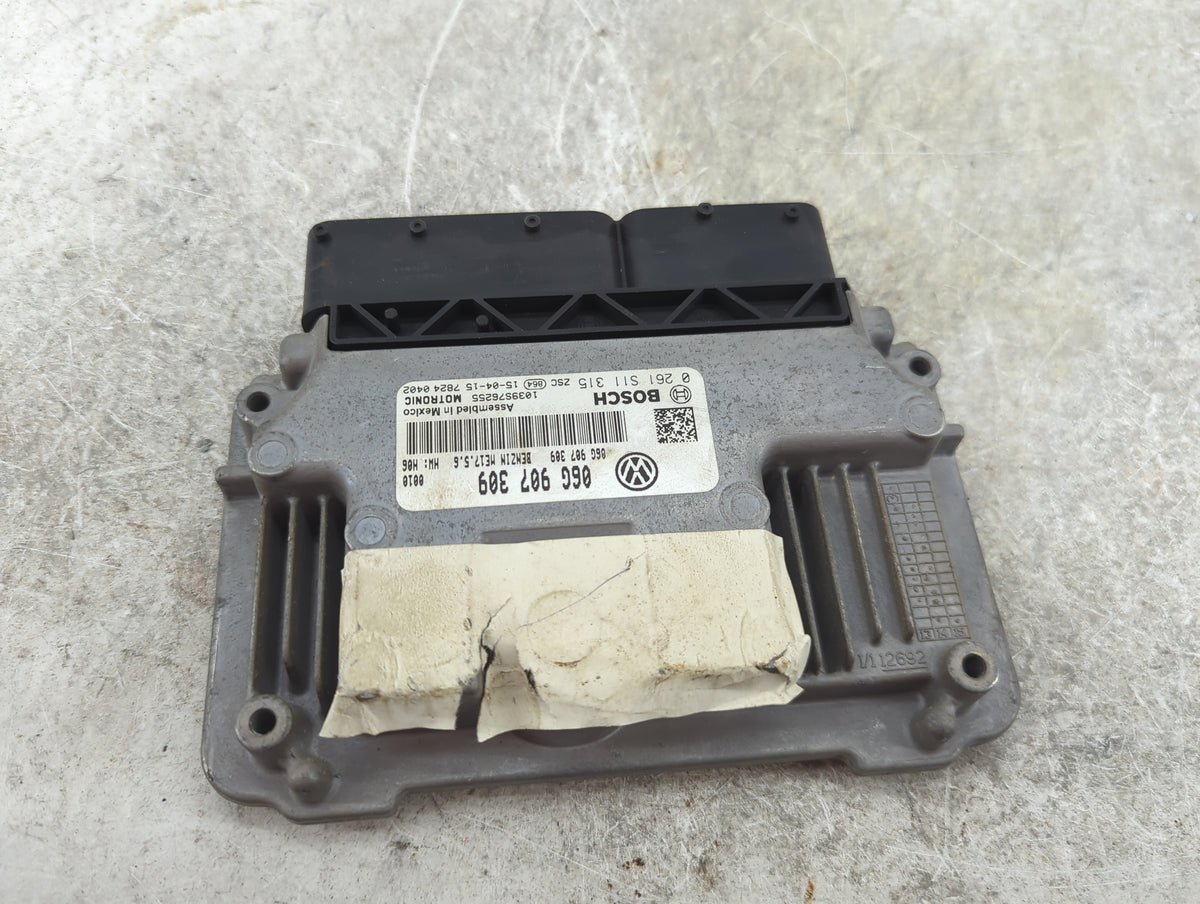 2014-2016 Volkswagen Jetta PCM Engine Control Computer ECU ECM PCU OEM P/N:06G907309 0261S11315 Fits Fits 2014 2015 2016 OEM