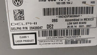 2015-2017 Volkswagen Jetta Radio AM FM Cd Player Receiver Replacement P/N:1K0 035 164 J Fits Fits 2015 2016 2017 OEM Used Au