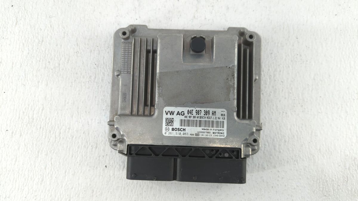 2013-2016 Volkswagen Jetta PCM Engine Control Computer ECU ECM PCU OEM P/N:04E 907 309 AM 04E 907 309 AP Fits 2013 2014 2015