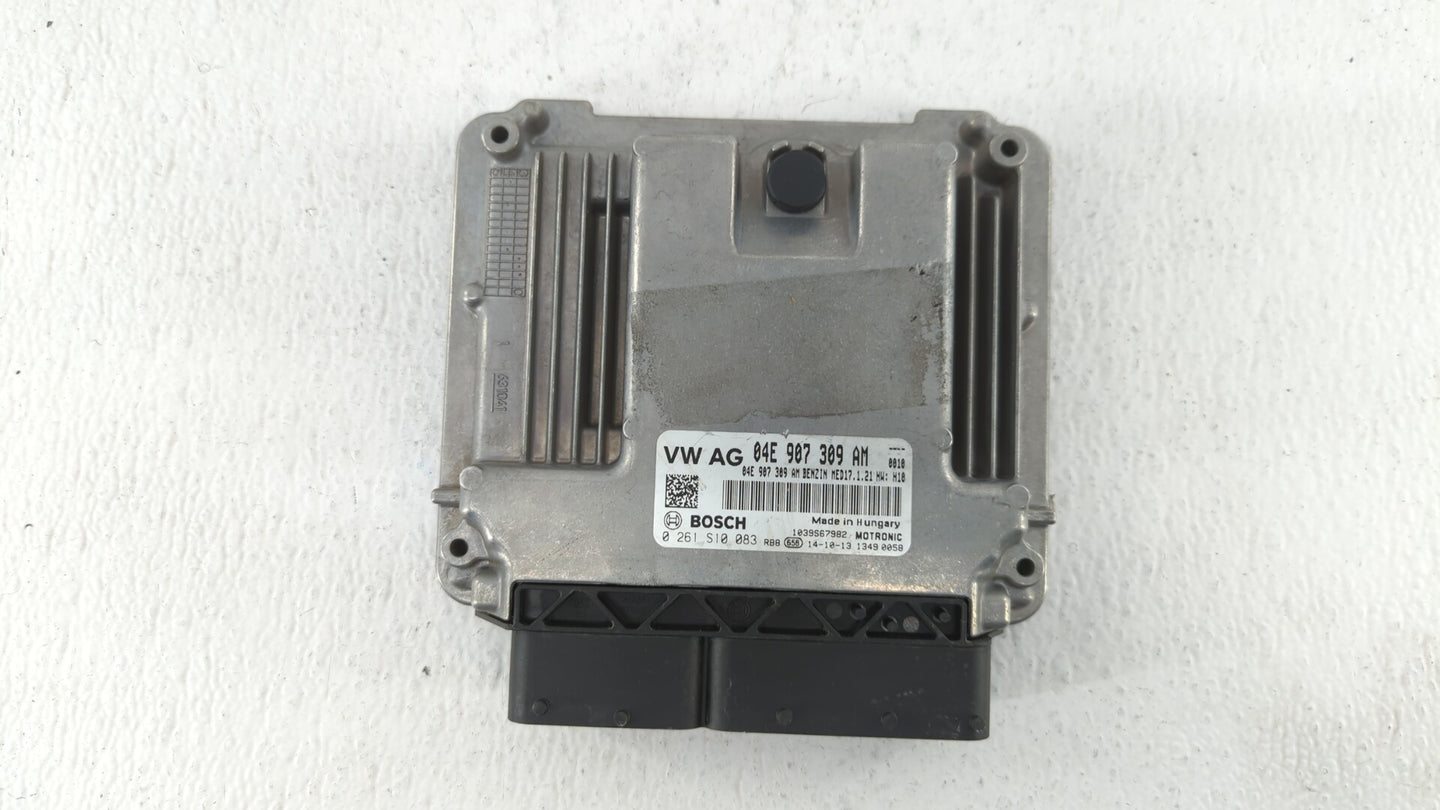 2013-2016 Volkswagen Jetta PCM Engine Control Computer ECU ECM PCU OEM P/N:04E 907 309 AM 04E 907 309 AP Fits OEM Used Auto 