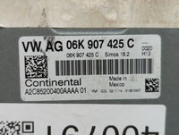 2015-2017 Volkswagen Jetta PCM Engine Control Computer ECU ECM PCU OEM P/N:06K 907 425 C Fits Fits 2015 2016 2017 OEM Used A