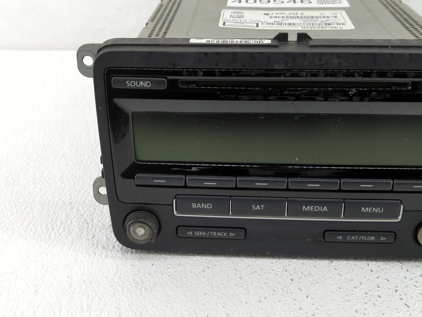 2015-2017 Volkswagen Jetta Radio AM FM Cd Player Receiver Replacement P/N:1K0035164J 1K0 035 164 J Fits Fits 2015 2016 2017 
