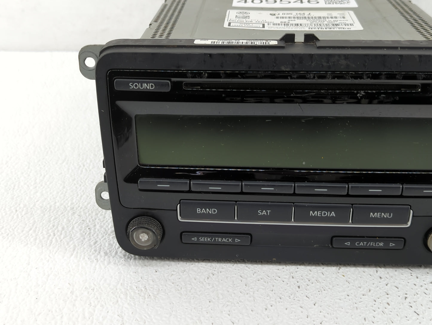 2015-2017 Volkswagen Jetta Radio AM FM Cd Player Receiver Replacement P/N:1K0035164J 1K0 035 164 J Fits Fits 2015 2016 2017 