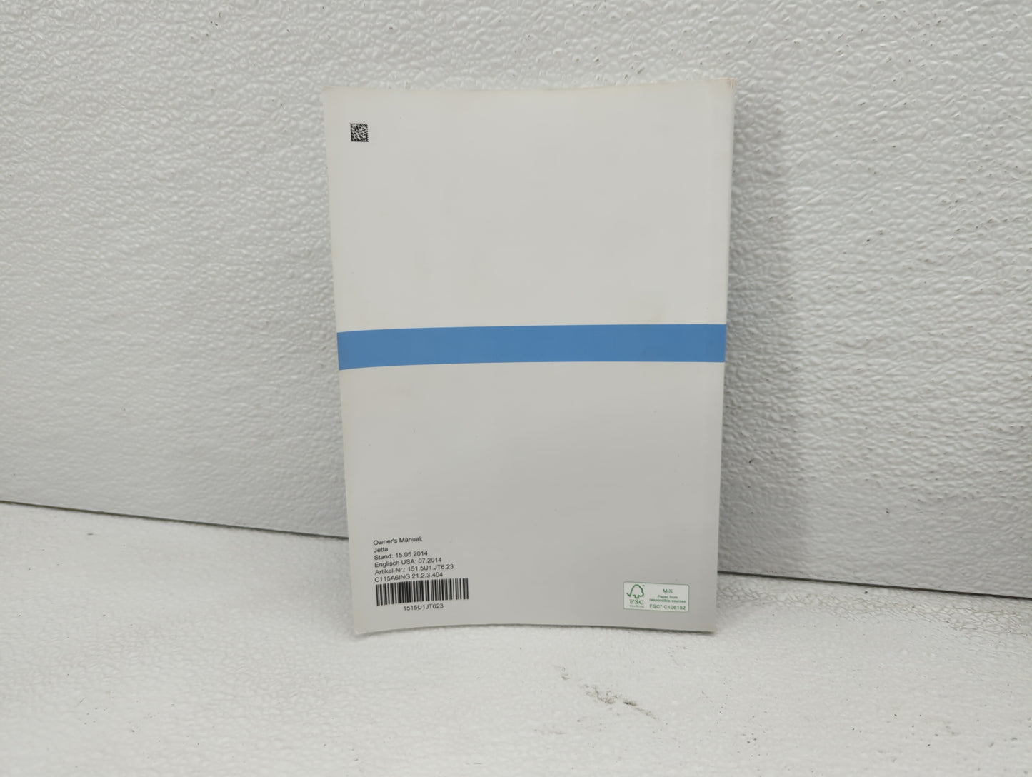 2015 Volkswagen Jetta Owners Manual Book Guide OEM Used Auto Parts - Oemusedautoparts1.com