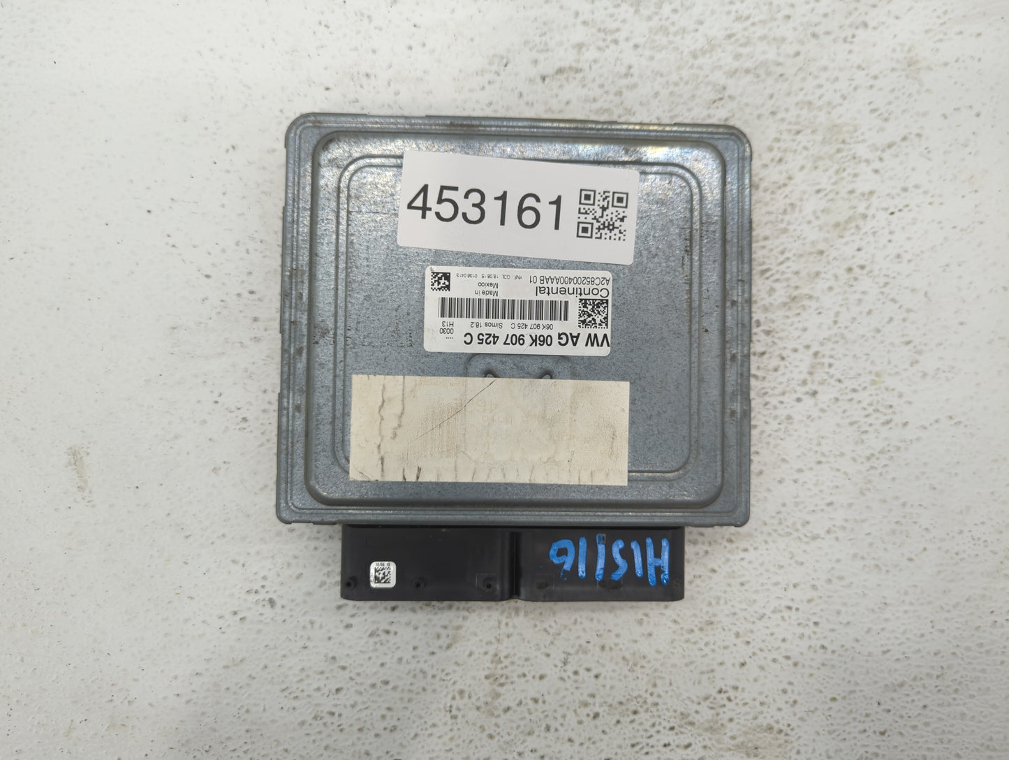 2015-2017 Volkswagen Jetta PCM Engine Control Computer ECU ECM PCU OEM P/N:09G 927 158 BC 06K 907 425 C Fits Fits 2015 2016 
