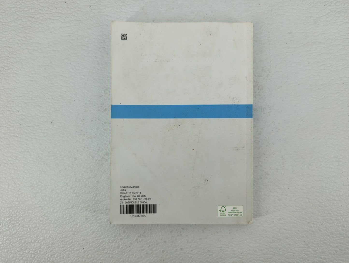 2015 Volkswagen Jetta Owners Manual Book Guide OEM Used Auto Parts - Oemusedautoparts1.com