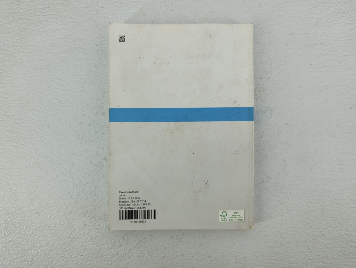 2015 Volkswagen Jetta Owners Manual Book Guide OEM Used Auto Parts - Oemusedautoparts1.com