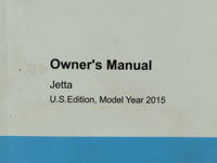 2015 Volkswagen Jetta Owners Manual Book Guide OEM Used Auto Parts - Oemusedautoparts1.com