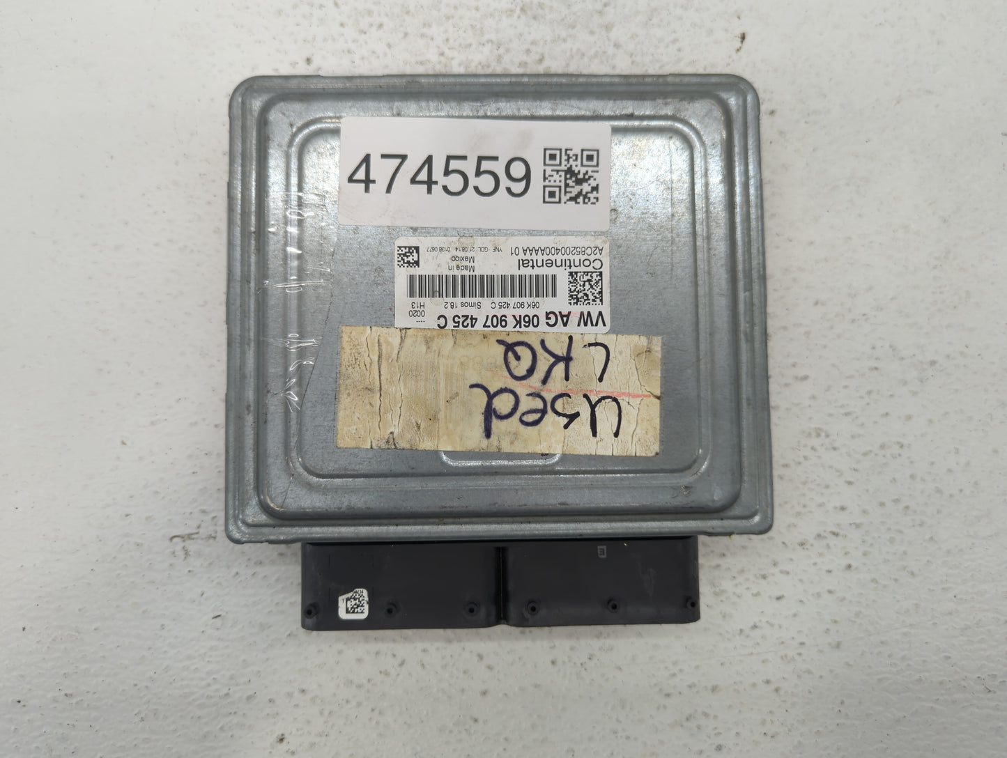 2015-2017 Volkswagen Jetta PCM Engine Control Computer ECU ECM PCU OEM P/N:09G 927 158 BC 06K 907 425 C Fits Fits 2015 2016 