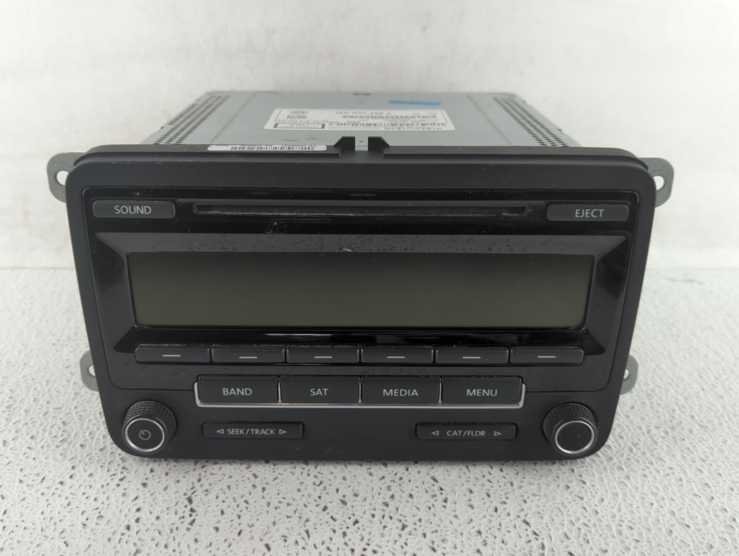 2015-2017 Volkswagen Jetta Radio AM FM Cd Player Receiver Replacement P/N:1K0 035 164 J Fits Fits 2015 2016 2017 OEM Used Au