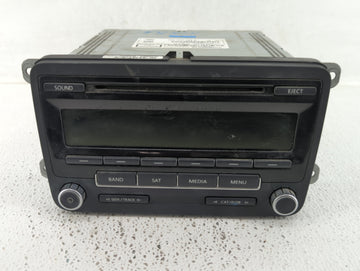 2011-2014 Volkswagen Jetta Radio AM FM Cd Player Receiver Replacement P/N:1K0 035 180 AE 1K0 035 164 F Fits OEM Used Auto Pa
