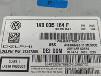 2011-2014 Volkswagen Jetta Radio AM FM Cd Player Receiver Replacement P/N:1K0 035 180 AE 1K0 035 164 F Fits OEM Used Auto Pa