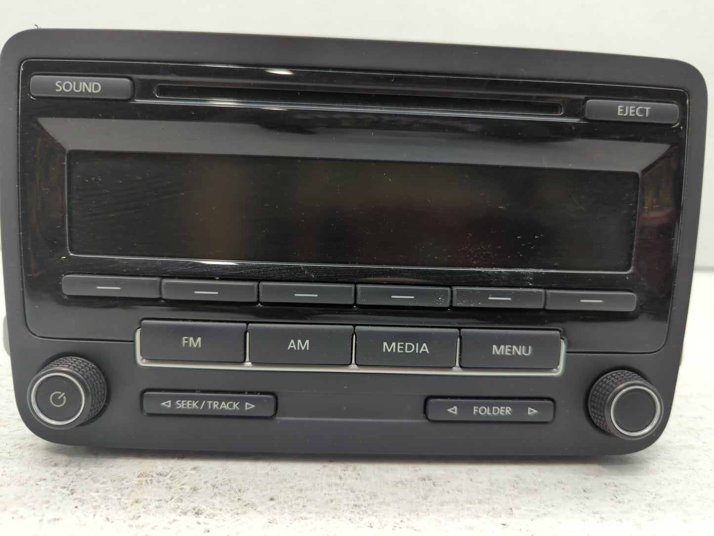 2015-2017 Volkswagen Jetta Radio AM FM Cd Player Receiver Replacement P/N:1K0 035 164 H 1K0 035 164 J Fits OEM Used Auto Par