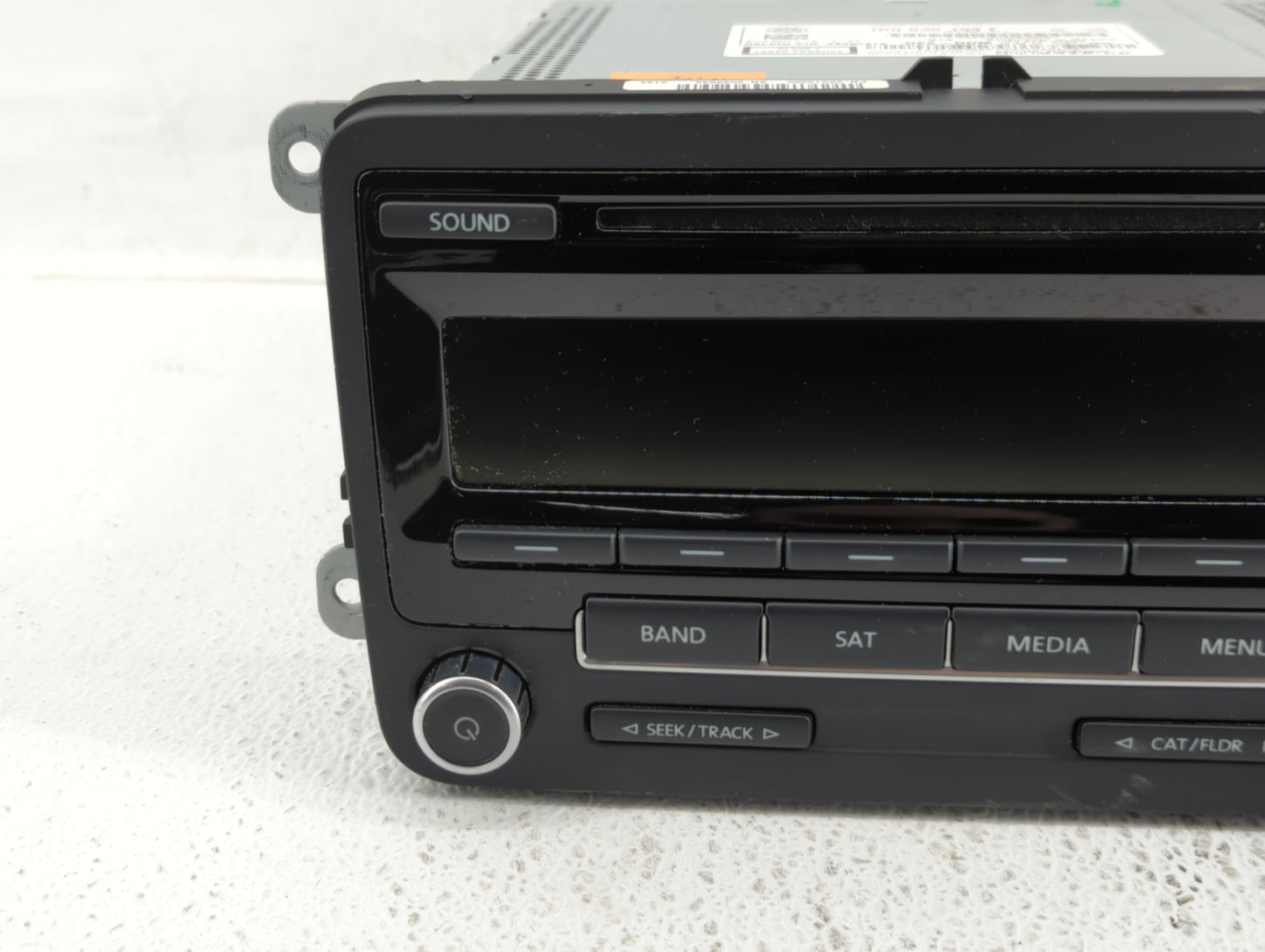 2011-2014 Volkswagen Jetta Radio AM FM Cd Player Receiver Replacement P/N:1K0 035 164 F 1K0 035 164 Fits OEM Used Auto Parts