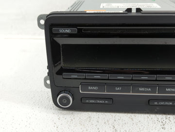 2011-2014 Volkswagen Jetta Radio AM FM Cd Player Receiver Replacement P/N:1K0 035 164 F 1K0 035 164 Fits OEM Used Auto Parts