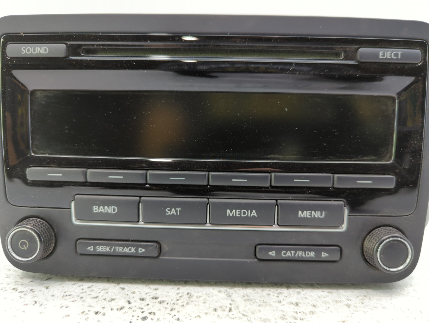 2015-2017 Volkswagen Jetta Radio AM FM Cd Player Receiver Replacement P/N:1K0 035 164 J Fits Fits 2015 2016 2017 OEM Used Au