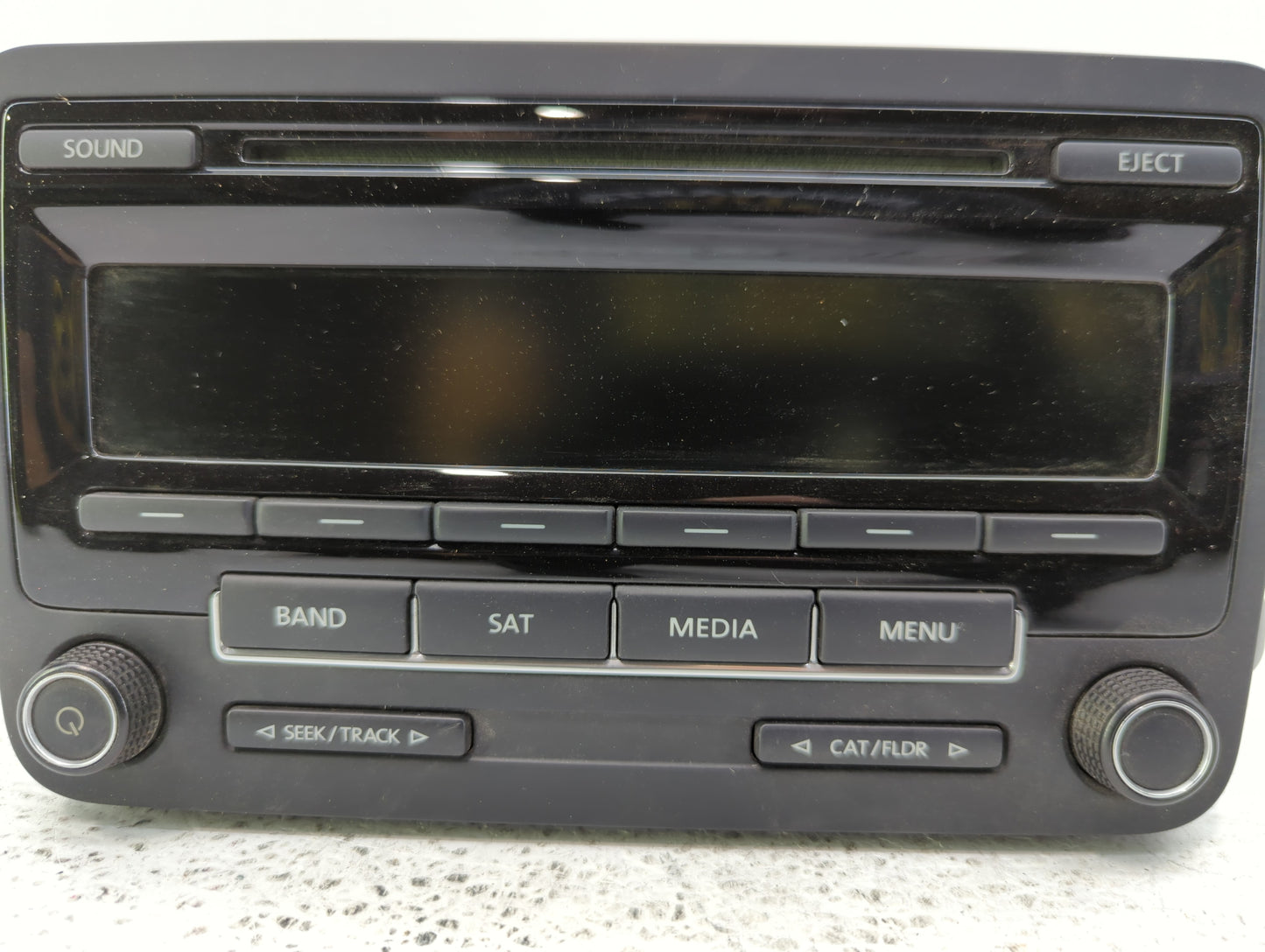 2015-2017 Volkswagen Jetta Radio AM FM Cd Player Receiver Replacement P/N:1K0 035 164 J Fits Fits 2015 2016 2017 OEM Used Au