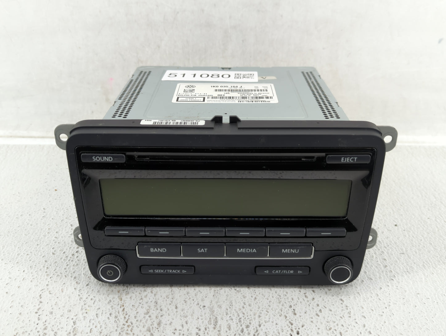 2015-2017 Volkswagen Jetta Am Fm Cd Player Radio Receiver - Oemusedautoparts1.com