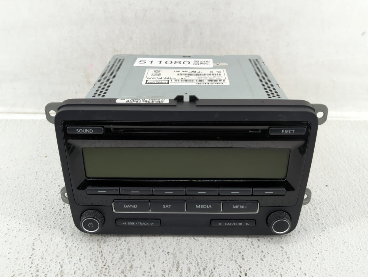 2015-2017 Volkswagen Jetta Am Fm Cd Player Radio Receiver 511080 - Oemusedautoparts1.com