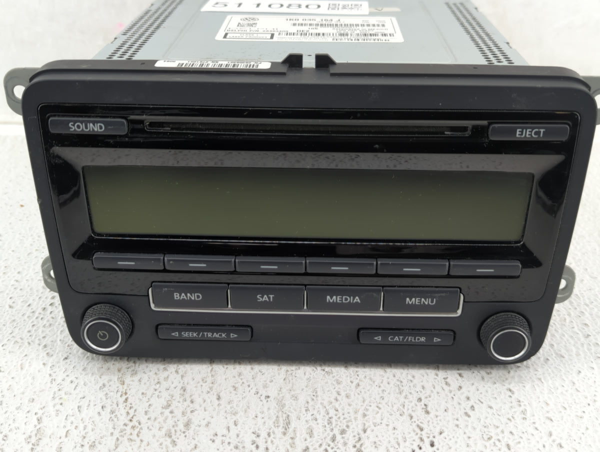 2015-2017 Volkswagen Jetta Am Fm Cd Player Radio Receiver 511080 - Oemusedautoparts1.com