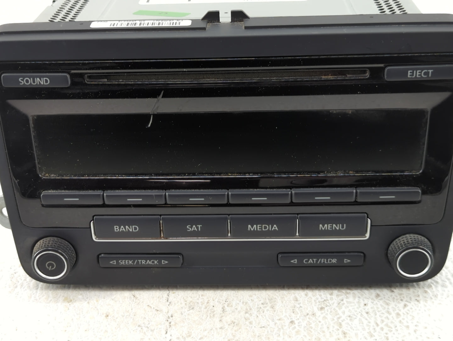 2015-2017 Volkswagen Jetta Radio AM FM Cd Player Receiver Replacement P/N:1K0 035 164 J Fits Fits 2015 2016 2017 OEM Used Au