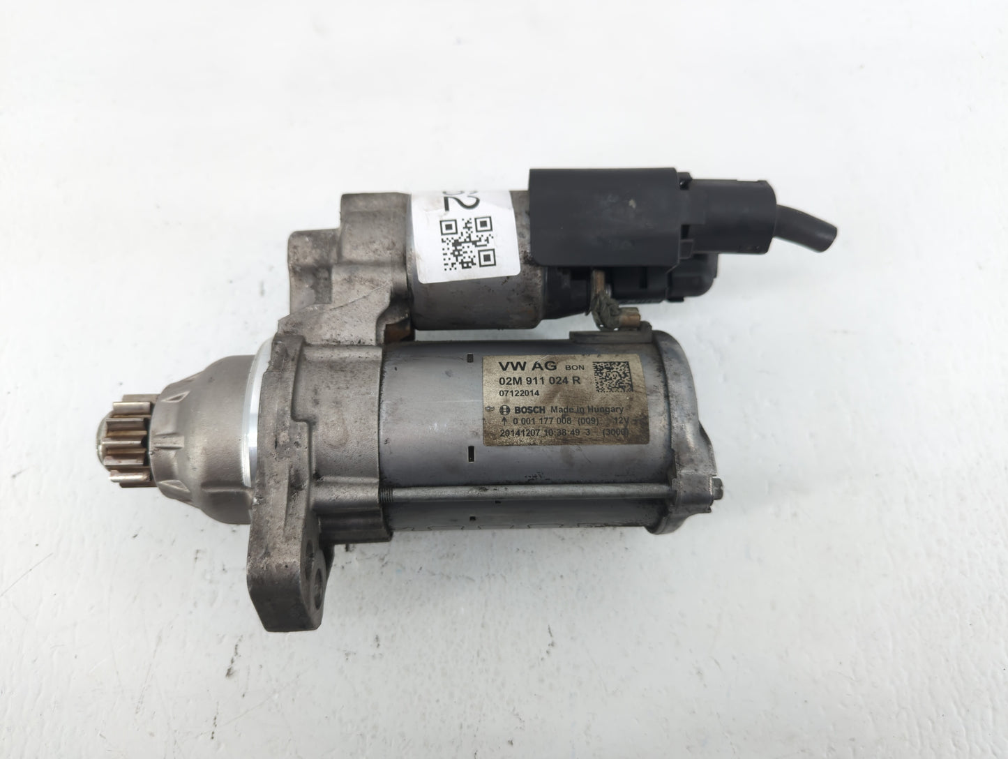 2015-2019 Volkswagen Jetta Car Starter Motor Solenoid OEM P/N:02M 911 024 R Fits Fits 2015 2016 2017 2018 2019 OEM Used Auto