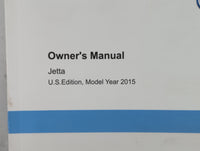 2015 Volkswagen Jetta Owners Manual Book Guide P/N:1525U1JT623 OEM Used Auto Parts - Oemusedautoparts1.com