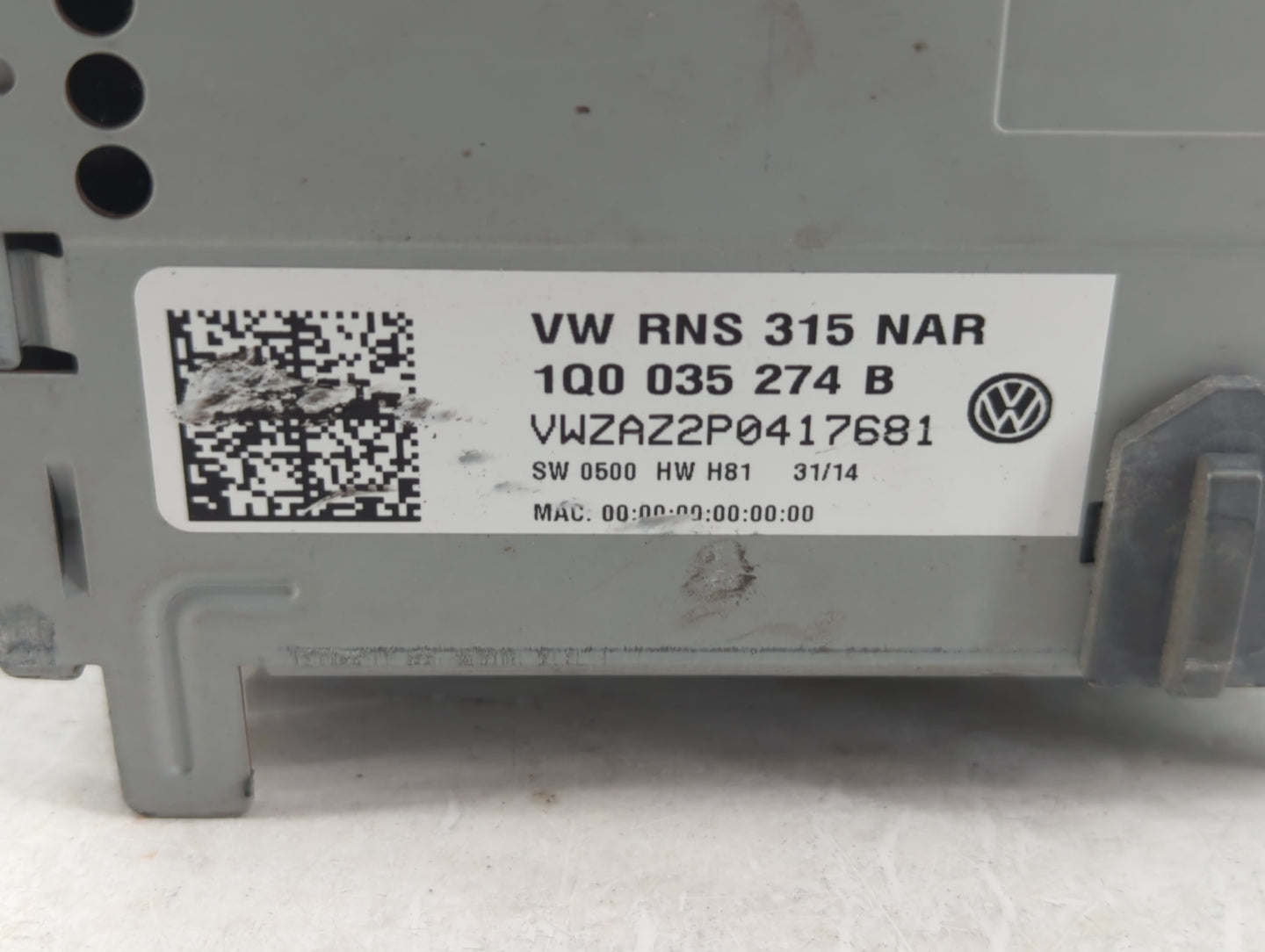 2015-2016 Volkswagen Jetta Am Fm Cd Player Radio Receiver - Oemusedautoparts1.com